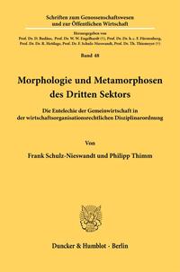 Vorderes Coverbild Morphologie und Metamorphosen des Dritten Sektors.