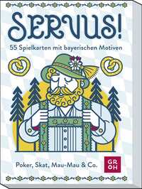 Vorderes Coverbild Servus! 55 Spielkarten mit bayerischen Motiven
