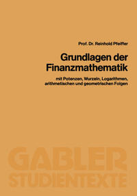 Vorderes Coverbild Grundlagen der Finanzmathematik