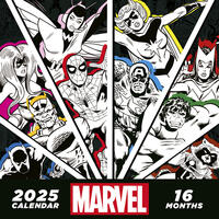 Vorderes Coverbild Pyramid – Marvel 2025 Broschürenkalender, 30x30cm, Superhelden-Kalender für Marvel-Fans, Kalender mit actiongeladenen Szenen, nachhaltig nur mit Papierumschlag