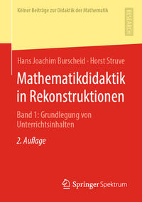 Vorderes Coverbild Mathematikdidaktik in Rekonstruktionen