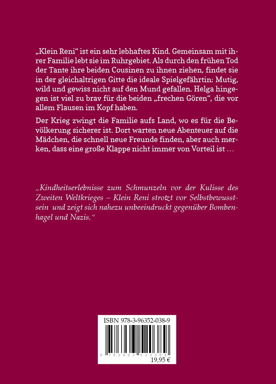 Rückseitencover Klein Reni