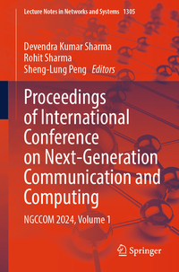 Vorderes Coverbild Proceedings of International Conference on Next-Generation Communication and Computing