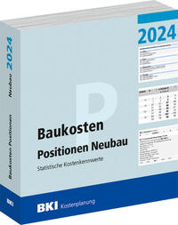 Vorderes Coverbild BKI Baukosten Positionen Neubau 2024 - Teil 3