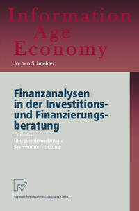 Vorderes Coverbild Finanzanalysen in der Investitions- und Finanzierungsberatung