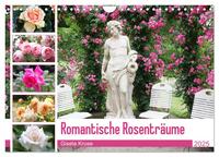 Vorderes Coverbild Romantische Rosenträume (Wandkalender 2025 DIN A4 quer), CALVENDO Monatskalender