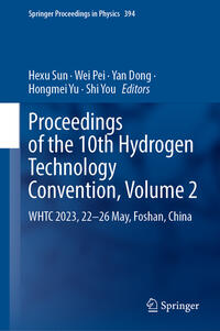 Vorderes Coverbild Proceedings of the 10th Hydrogen Technology Convention, Volume 2