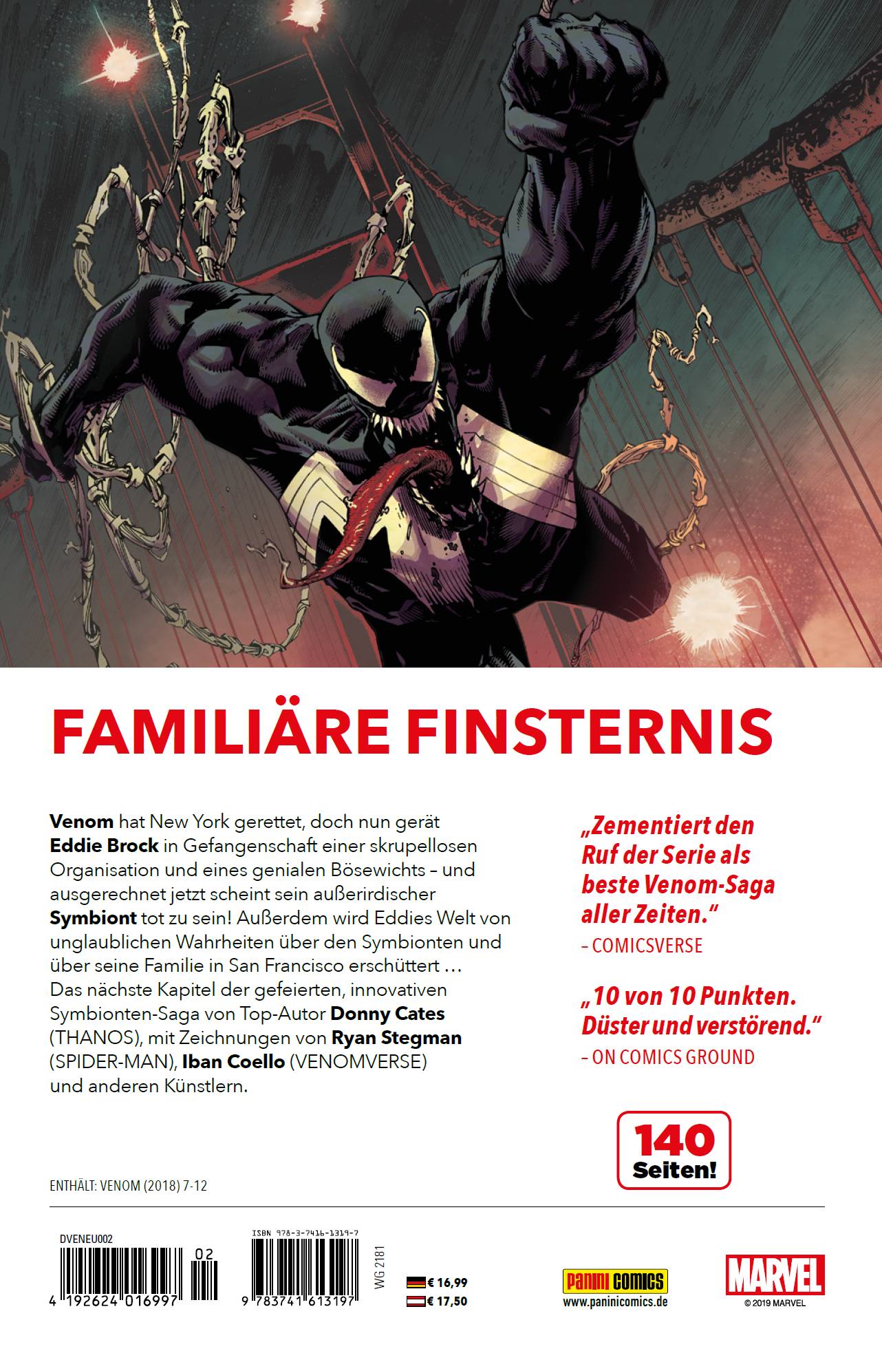 Rückseitencover Venom - Neustart