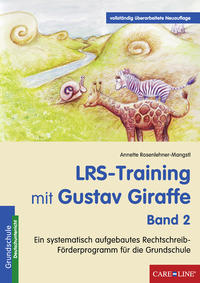 Vorderes Coverbild LRS-Training mit Gustav Giraffe - Band 2