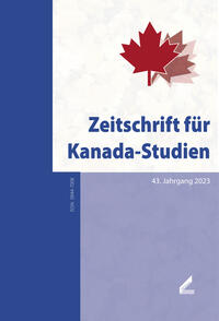 Vorderes Coverbild Zeitschrift für Kanada-Studien