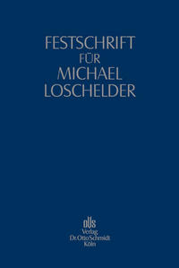 Vorderes Coverbild Festschrift für Michael Loschelder