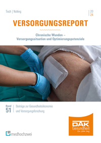 Vorderes Coverbild Versorgungsreport 2024