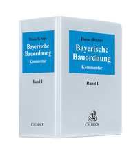 Vorderes Coverbild Bayerische Bauordnung Hauptordner I 100 mm