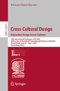 Vorderes Coverbild Cross-Cultural Design. Interaction Design Across Cultures