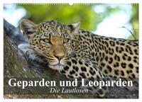 Vorderes Coverbild Die Lautlosen. Geparden und Leoparden (Wandkalender 2025 DIN A2 quer), CALVENDO Monatskalender
