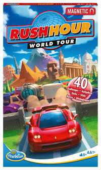 Vorderes Coverbild ThinkFun Rush Hour® World Tour - Logikspiel ab 8 Jahre