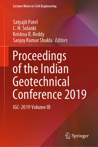 Vorderes Coverbild Proceedings of the Indian Geotechnical Conference 2019