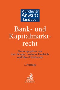 Vorderes Coverbild Münchener Anwaltshandbuch Bank- und Kapitalmarktrecht