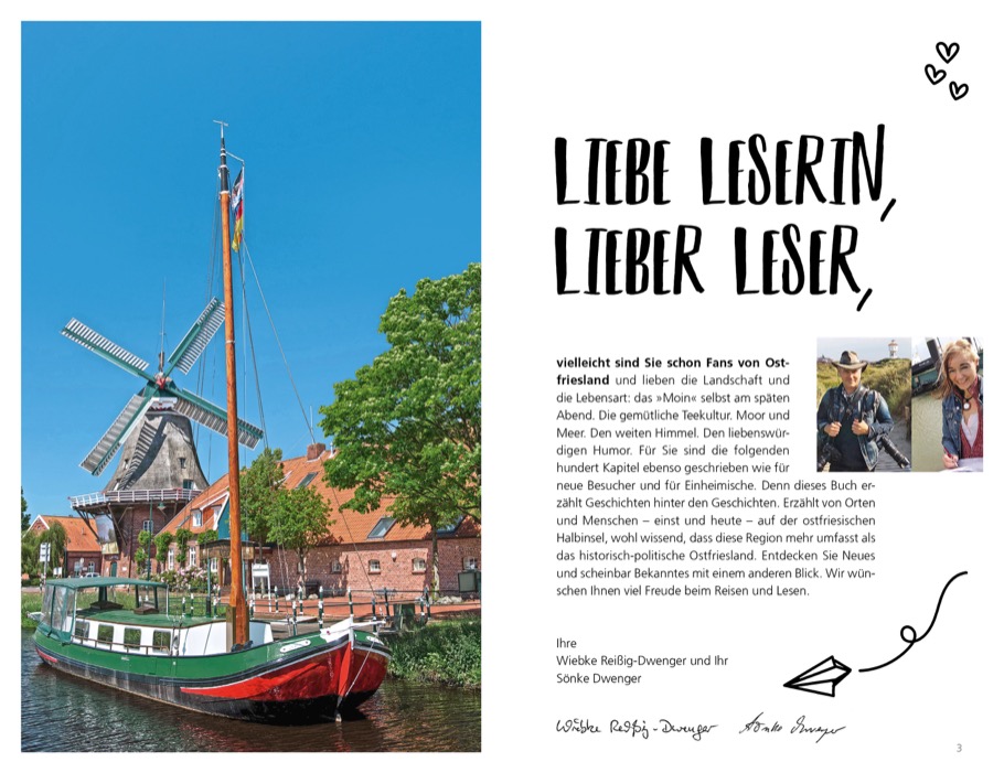 Beispielinhalt (Bild) Herzstücke in Ostfriesland