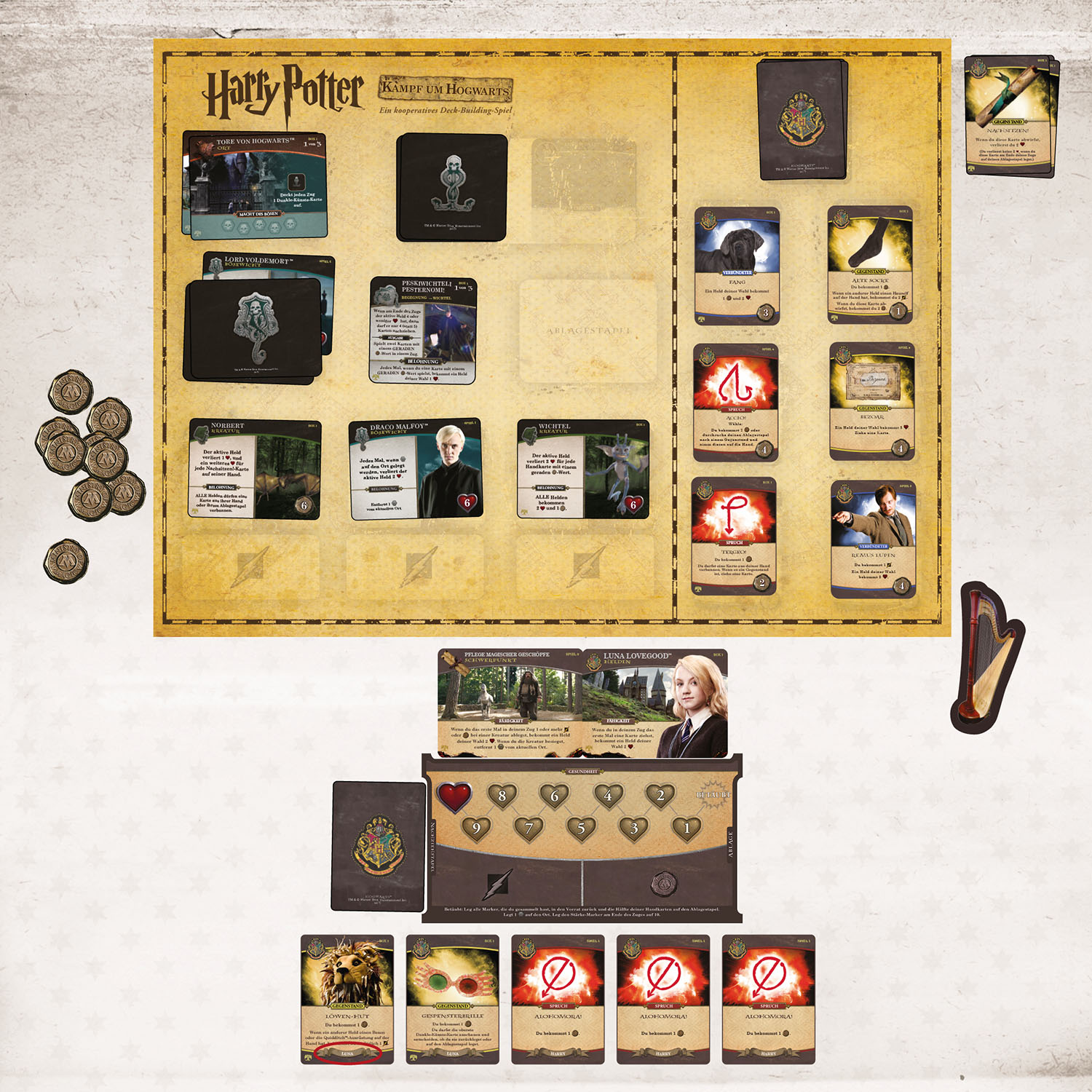Beispielinhalt (Bild) Harry Potter Erweiterung Monsterbox