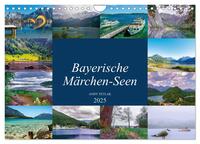 Vorderes Coverbild Bayerische Märchen-Seen (Wandkalender 2025 DIN A4 quer), CALVENDO Monatskalender