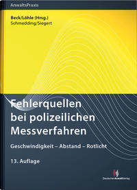 Vorderes Coverbild Fehlerquellen bei polizeilichen Messverfahren