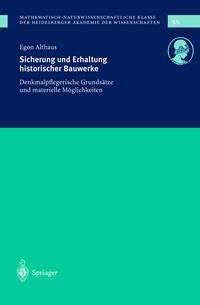 Vorderes Coverbild Sicherung und Erhaltung historischer Bauwerke