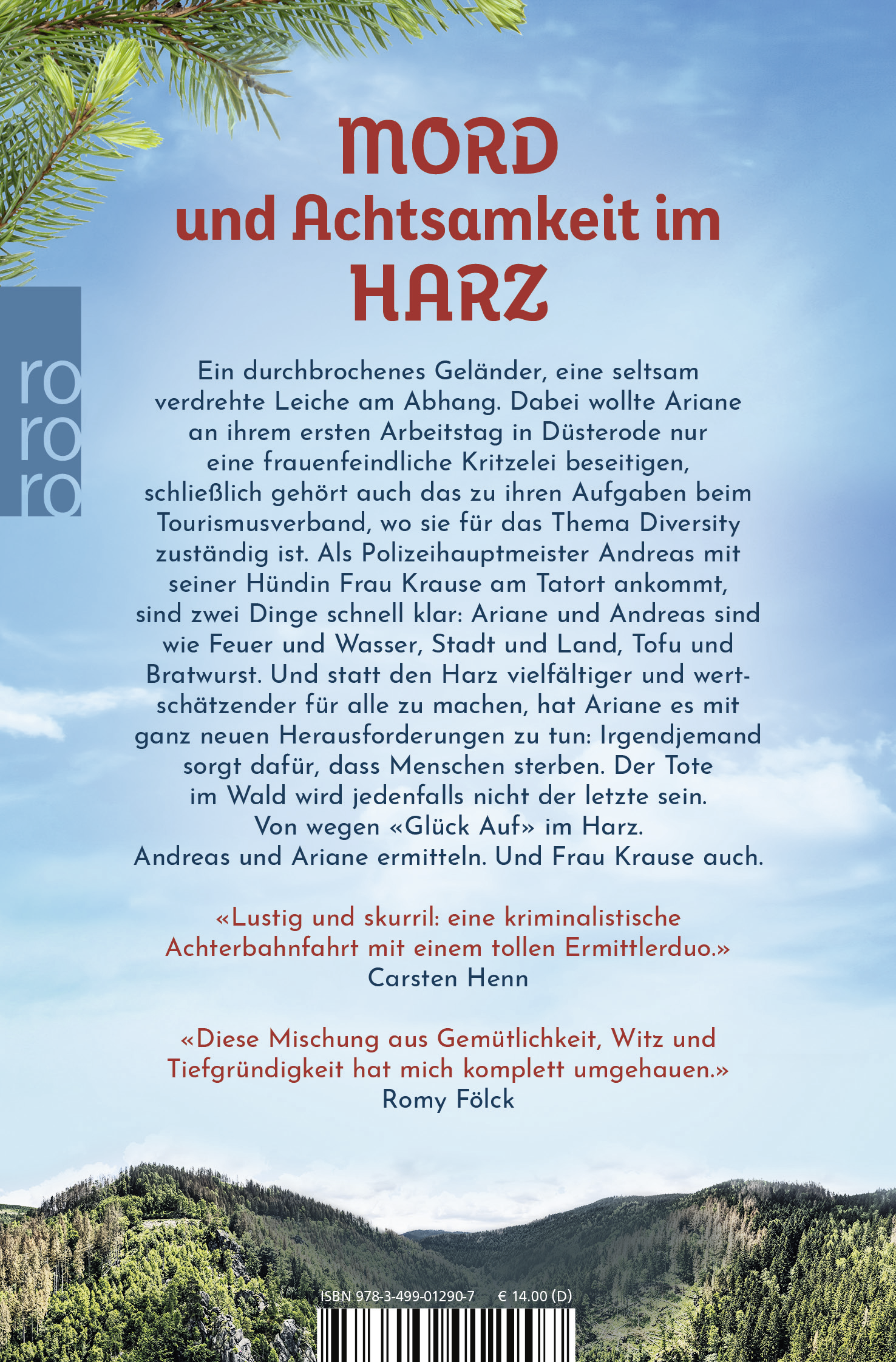 Rückseitencover Harz aber herzlich