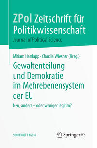 Vorderes Coverbild Gewaltenteilung und Demokratie im Mehrebenensystem der EU