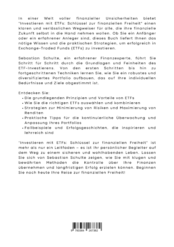 Rückseitencover Investieren mit ETFs