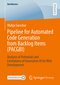 Vorderes Coverbild Pipeline for Automated Code Generation from Backlog Items (PACGBI)