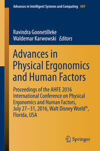Vorderes Coverbild Advances in Physical Ergonomics and Human Factors