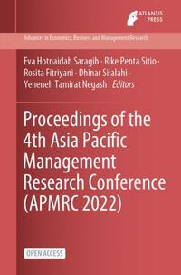 Vorderes Coverbild Proceedings of the 4th Asia Pacific Management Research Conference (APMRC 2022)