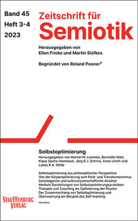 Vorderes Coverbild Zeitschrift für Semiotik / Selbstoptimierung