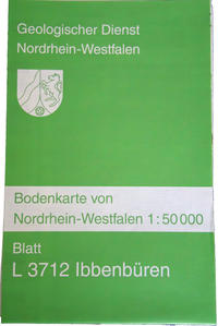 Vorderes Coverbild Bodenkarten von Nordrhein-Westfalen 1:50000 / Ibbenbüren