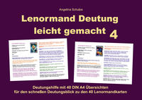 Vorderes Coverbild Lenormand Deutung leicht gemacht 4