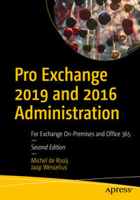 Vorderes Coverbild Pro Exchange 2019 and 2016 Administration