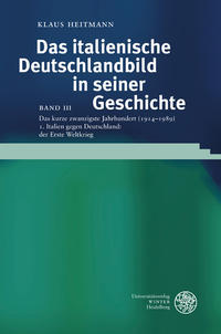 Vorderes Coverbild Italien gegen Deutschland: der Erste Weltkrieg