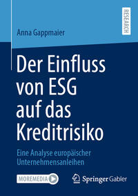 Vorderes Coverbild Der Einfluss von ESG auf das Kreditrisiko