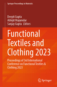 Vorderes Coverbild Functional Textiles and Clothing 2023