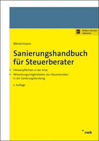 Vorderes Coverbild Sanierungshandbuch für Steuerberater