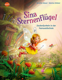 Vorderes Coverbild Sina Sternenflügel (2). Zauberfunkeln in der Feenwaldschule