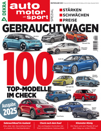 Vorderes Coverbild auto motor sport Spezial - Gebrauchtwagen 2025