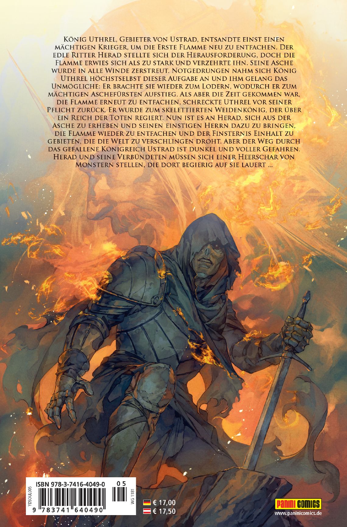 Rückseitencover Dark Souls