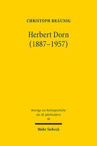 Vorderes Coverbild Herbert Dorn (1887-1957)
