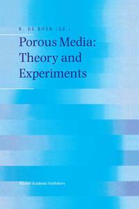Vorderes Coverbild Porous Media: Theory and Experiments