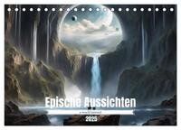 Vorderes Coverbild Epische Aussichten (Tischkalender 2025 DIN A5 quer), CALVENDO Monatskalender