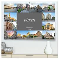 Vorderes Coverbild Fürth Impressionen (hochwertiger Premium Wandkalender 2026 DIN A2 quer), Kunstdruck in Hochglanz