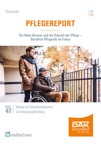 Vorderes Coverbild Pflegereport 2024