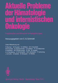 Vorderes Coverbild Aktuelle Probleme der Hämatologie und internistischen Onkologie